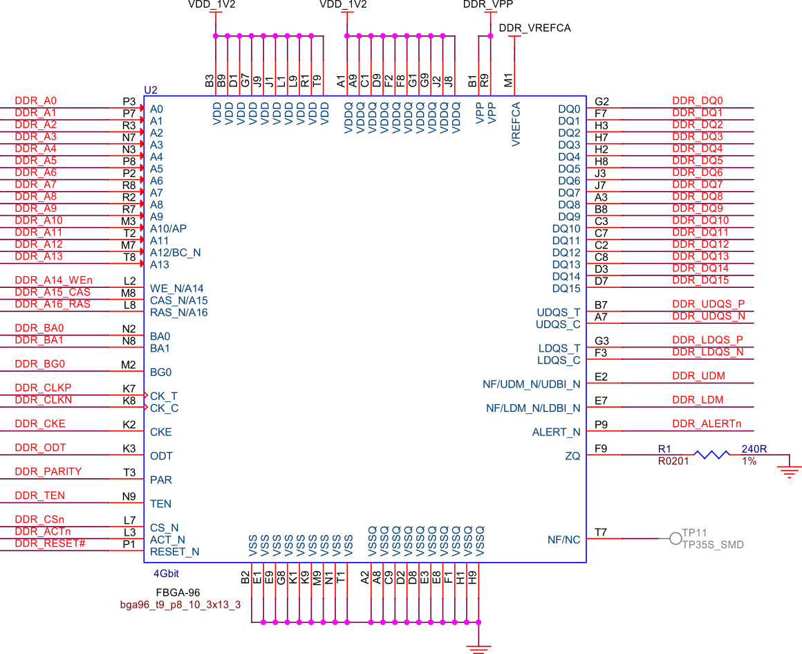 512MB LPDDR4 RAM