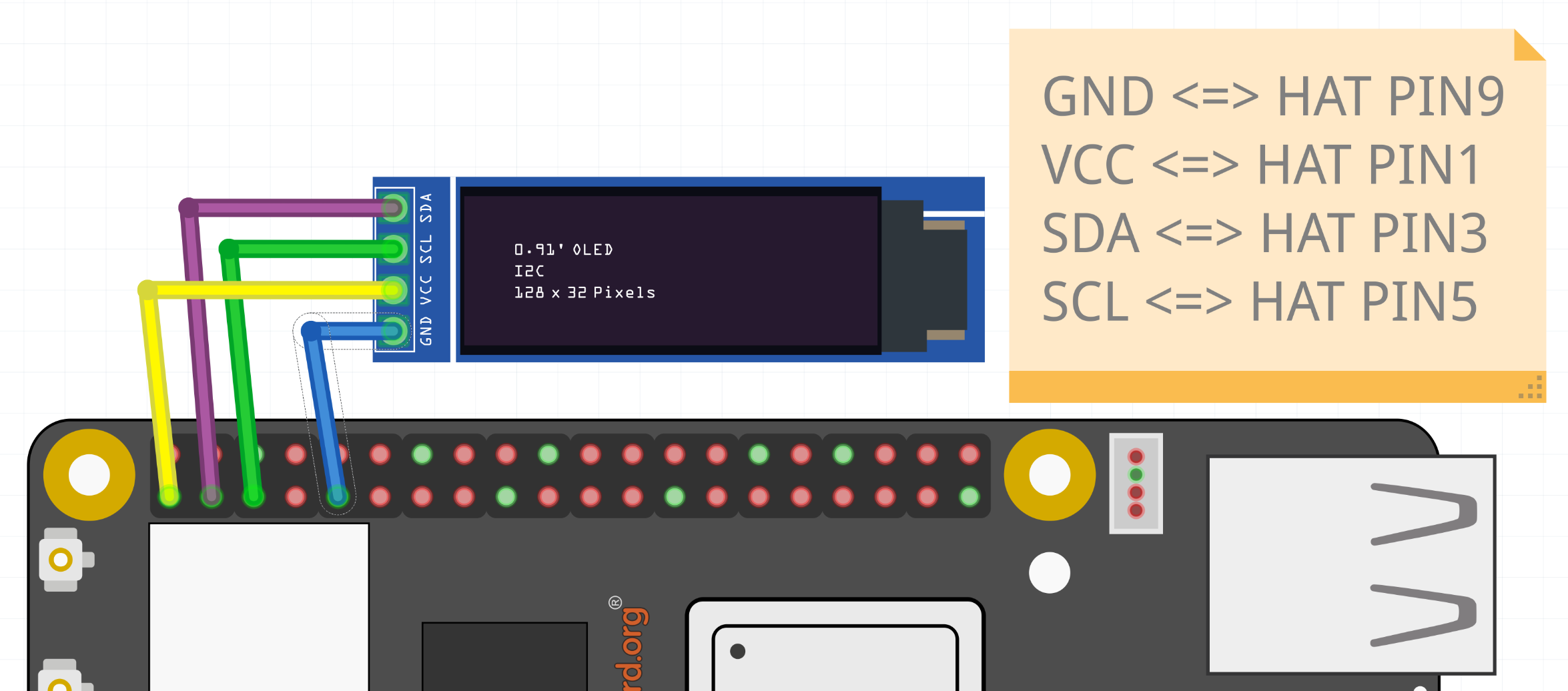 OLED diaplay 128x32